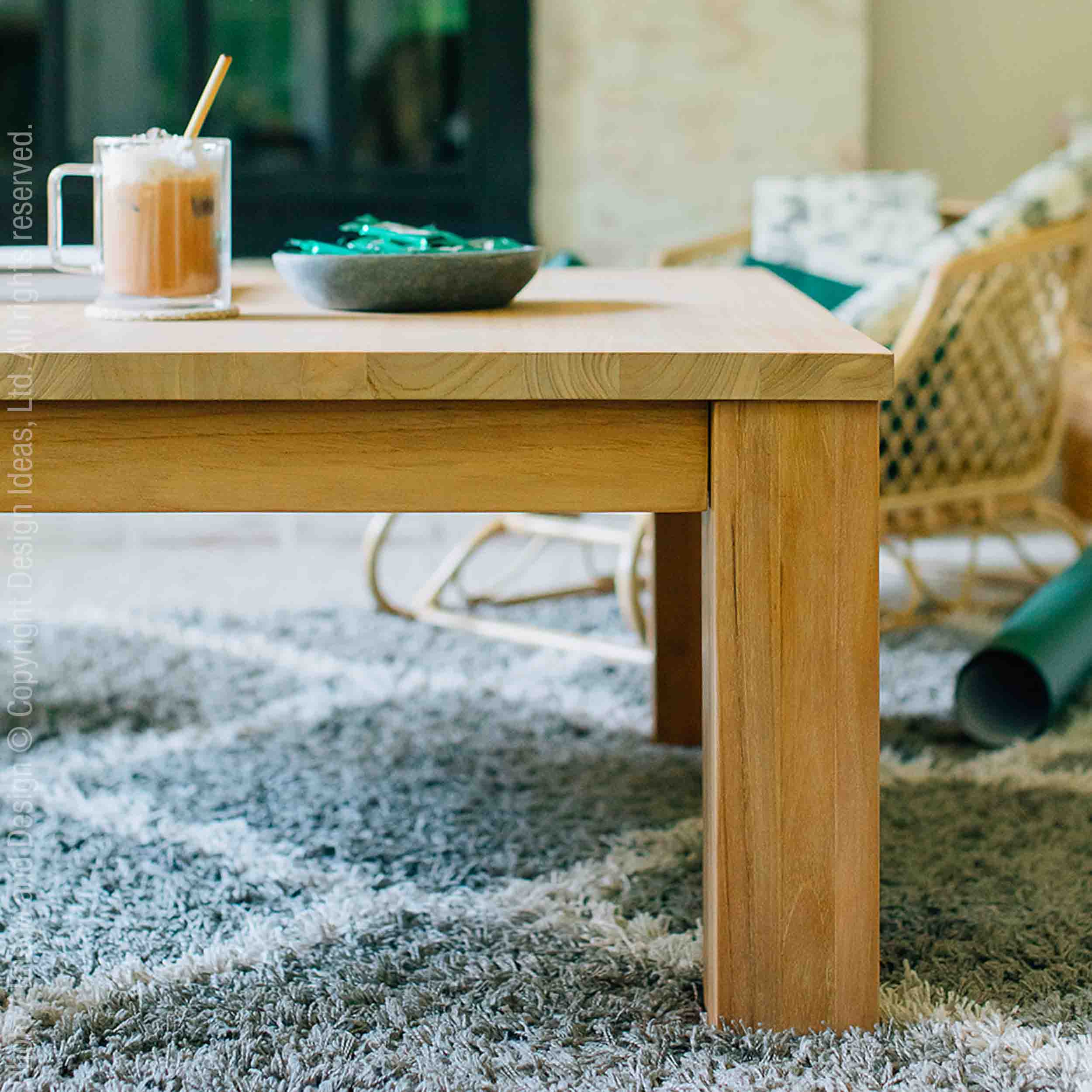 Takara™ Teak Square Coffee Table - texxture™
