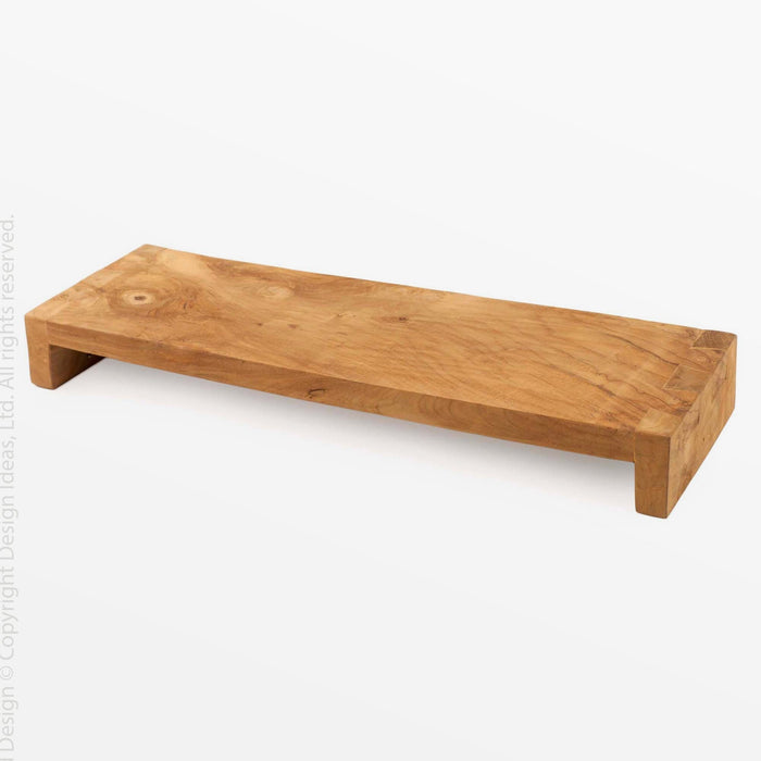 Catanga Teak Root Riser (Large) - Natural Color | Image 1 | From the Catanga Collection | Expertly assembled with natural teak root for long lasting use | This riser is sustainably sourced | Available in natural color | texxture home