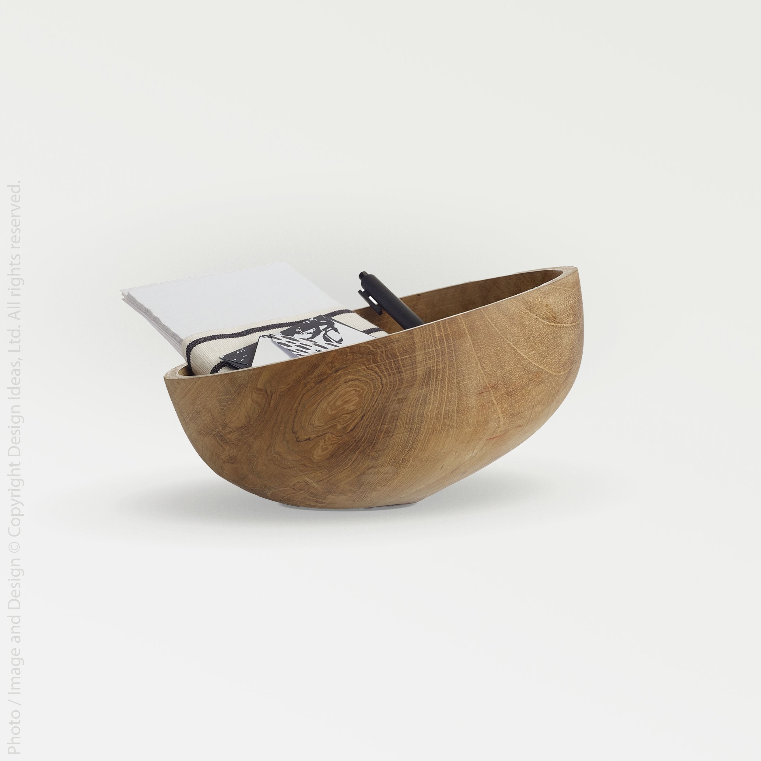 Axis Centerpieces Bowl - Natural Color | Image 1 |  | Exquisitely handmade with natural centerpieces for long lasting use | This bowl is sustainably sourced | Available in natural color | texxture home