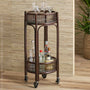 Kapora™ bar cart - Natural | Image 1 | Premium Bar Cart from the Kapora collection | made with Rattan for long lasting use | texxture