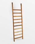 Takara Teak Ladder - Silver Color | Image 1 | From the Takara Collection | Masterfully handmade with natural teak for long lasting use | This ladder is sustainably sourced | Available in natural color | texxture home