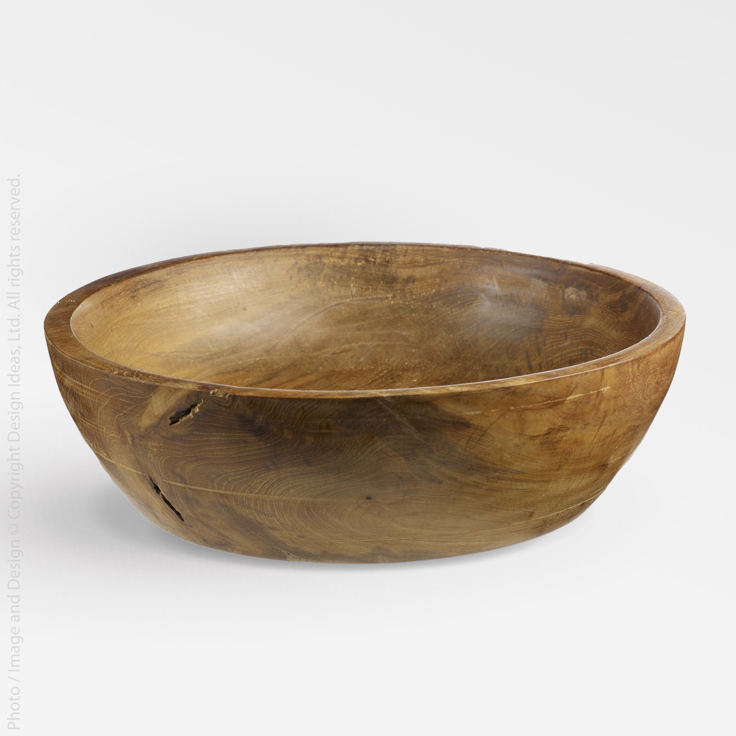 Takara Teak Root Fruit Bowl - Natural Color | Image 1 | From the Takara Collection | Skillfully created with natural teak root for long lasting use | This bowl is sustainably sourced | Available in natural color | texxture home