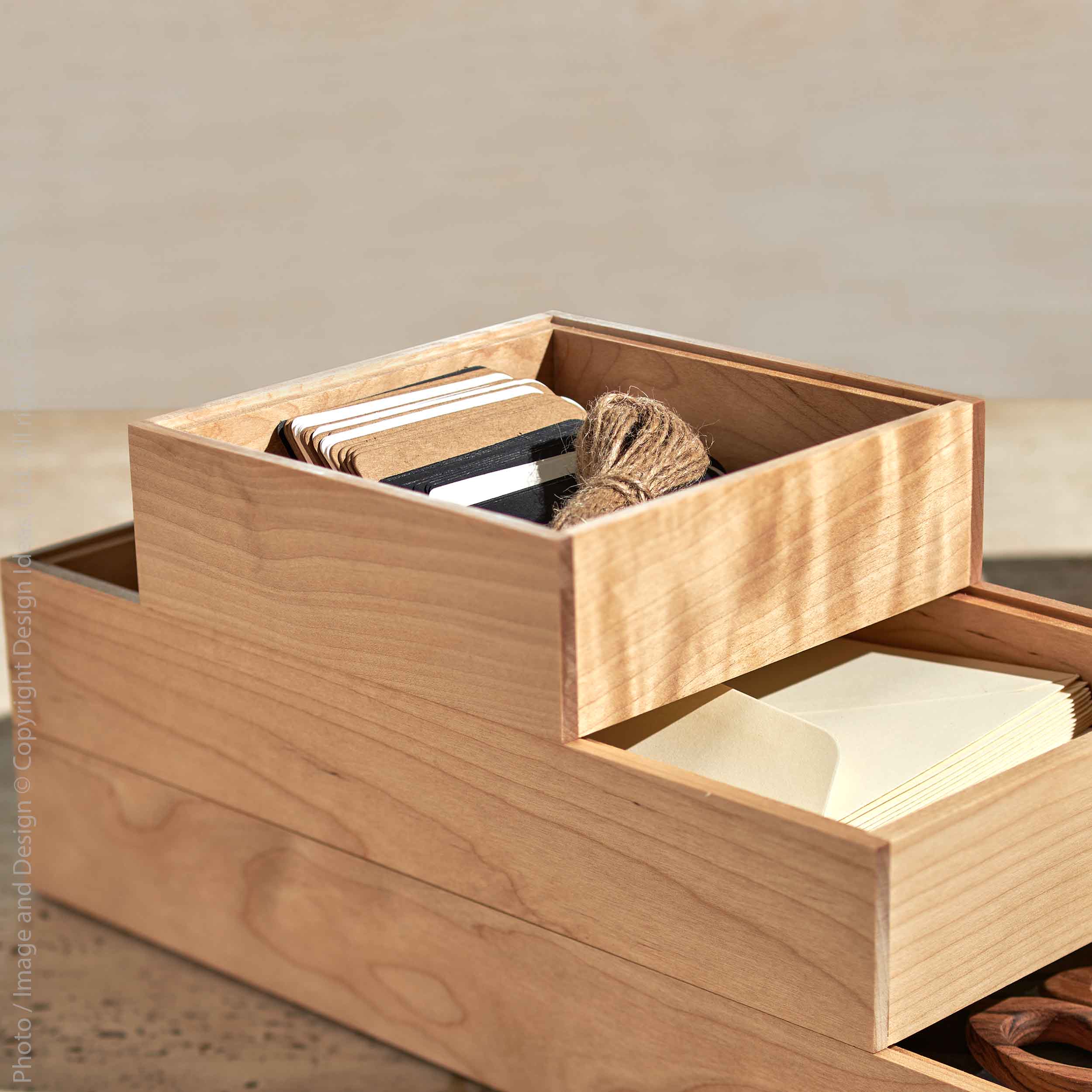 Beckman™ Cut and Glued Birch Drawer Organizer (6 x 6 x 2 in.) - (colors: Natural) | Premium Organizer from the Beckman™ collection | made with Birch for long lasting use