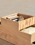 Beckman™ Cut and Glued Birch Drawer Organizer (6 x 6 x 2 in.) - (colors: Natural) | Premium Organizer from the Beckman™ collection | made with Birch for long lasting use