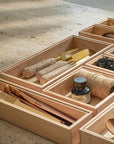 Beckman™ Birch Drawer Organizer (6 x 12 x 2 in.) - (colors: Natural) | Premium Organizer from the Beckman™ collection | made with Birch for long lasting use