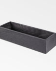 Ashland Ash Wood Drawer Organizer (3x9) - Black Color | Image 1 | From the Ashland Collection | Expertly crafted with natural ash wood for long lasting use | Available in black color | texxture home