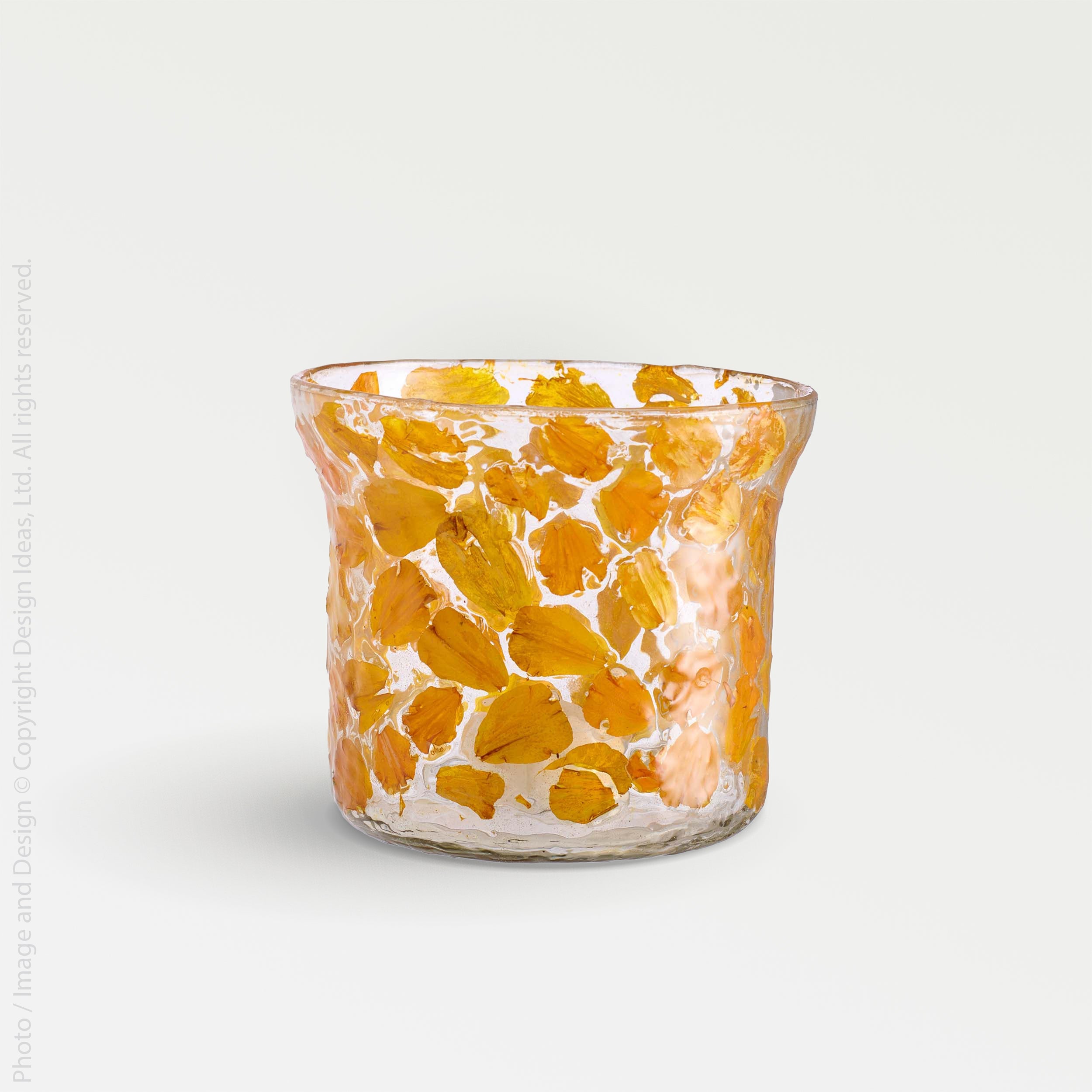 Souci™ votive holder - Orange | Image 1 | Premium Candleholder from the Souci collection | made with Glass for long lasting use | texxture