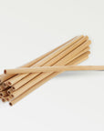 Singapore Bamboo Straws - Natural Color | Image 1 | From the Singapore Collection | Expertly made with natural bamboo for long lasting use | Available in natural color | texxture home
