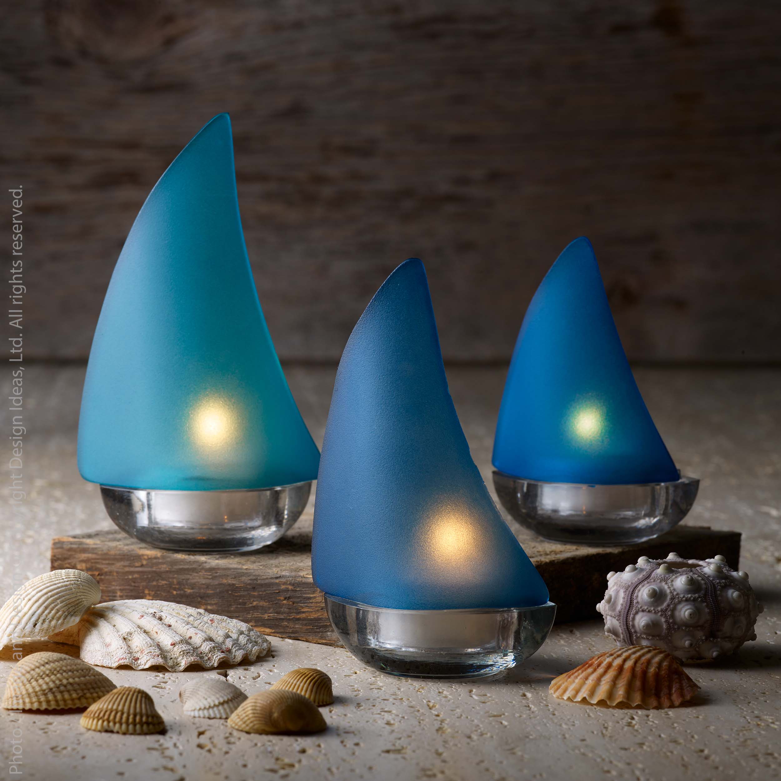 Regatta™ Ocean Glass Candle Holder