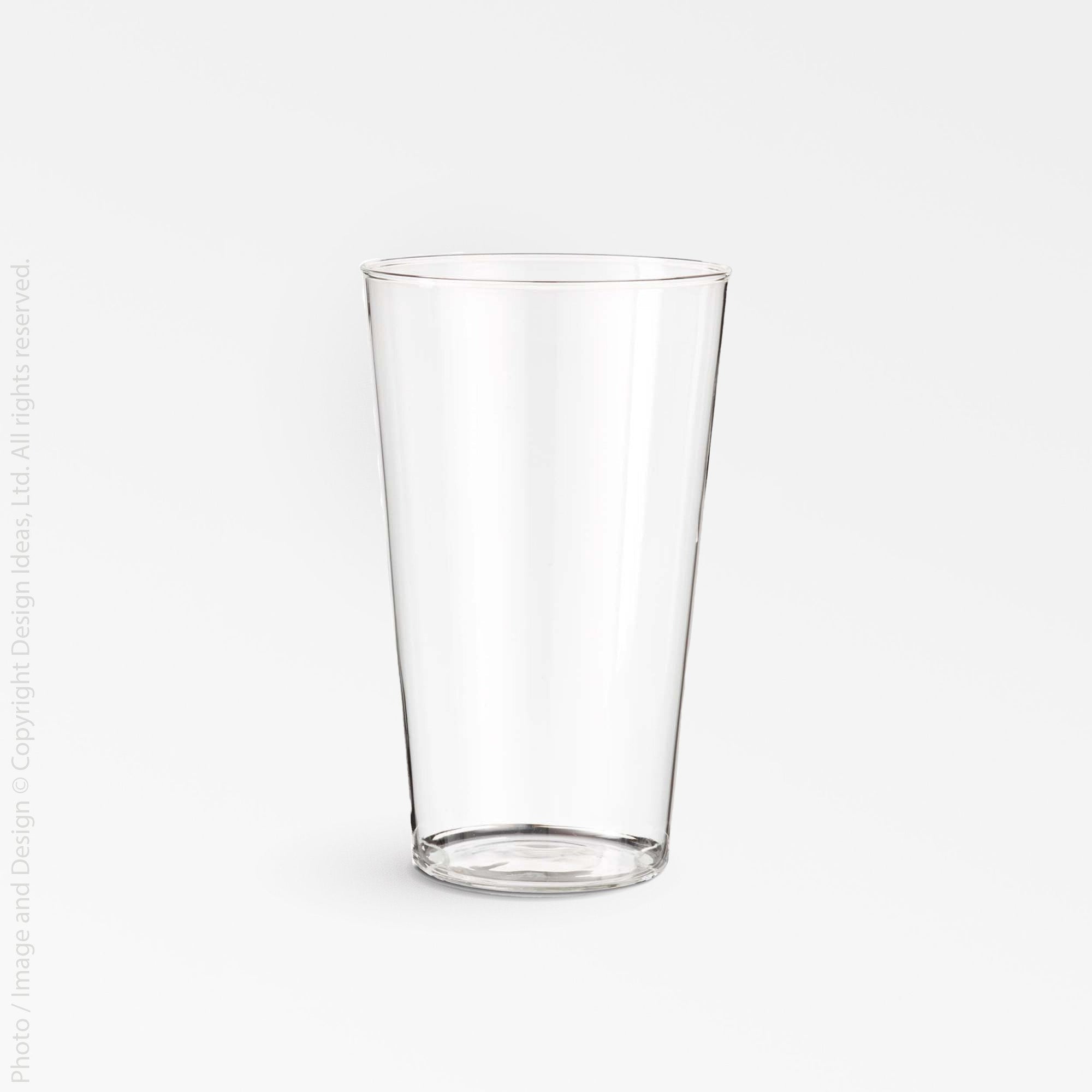 Lexington Sinfle Wall Pint Glass - white color | Image 1 | From the Lexington Collection | Exquisitely assembled with natural glass for long lasting use | Available in clear color | texxture home