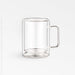 Lexington Double Wall Mug - Clear Color | Image 1 | From the Lexington Collection | Masterfully created with natural glass for long lasting use | Available in clear color | texxture home