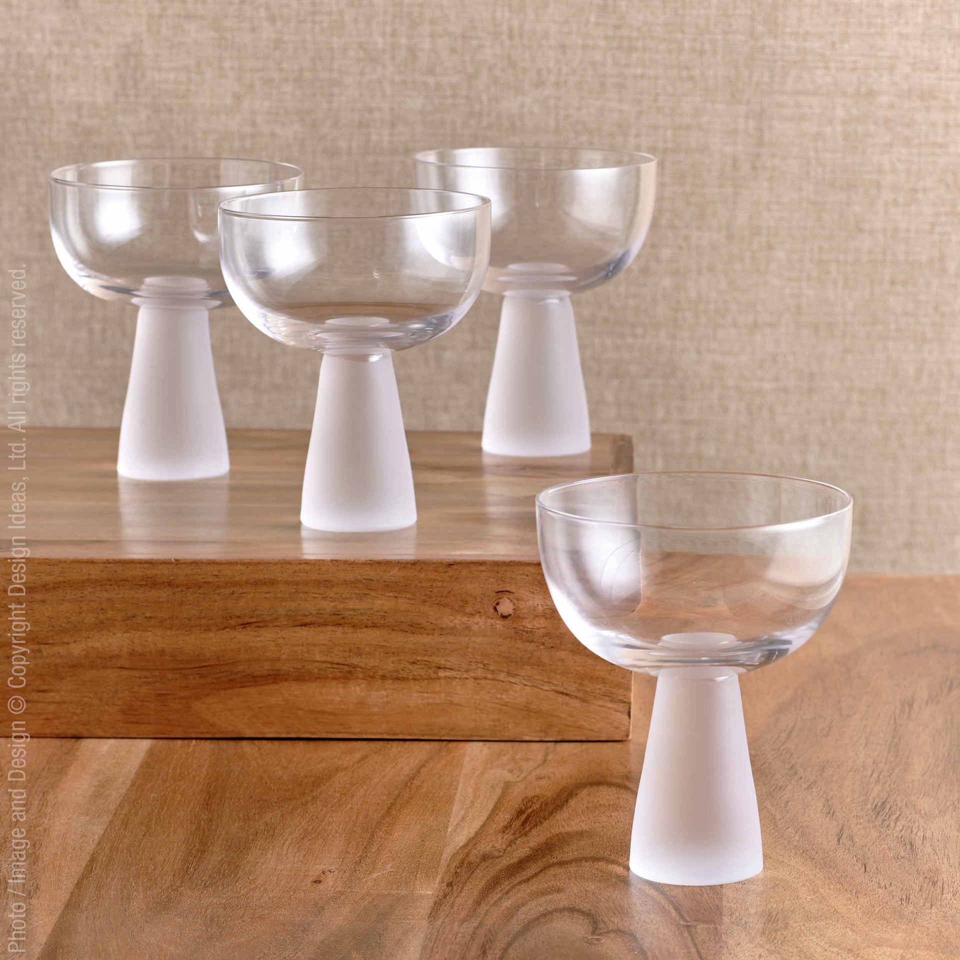 Bergen™ Fused Glass High Ball Glasses (set of 4) - texxture