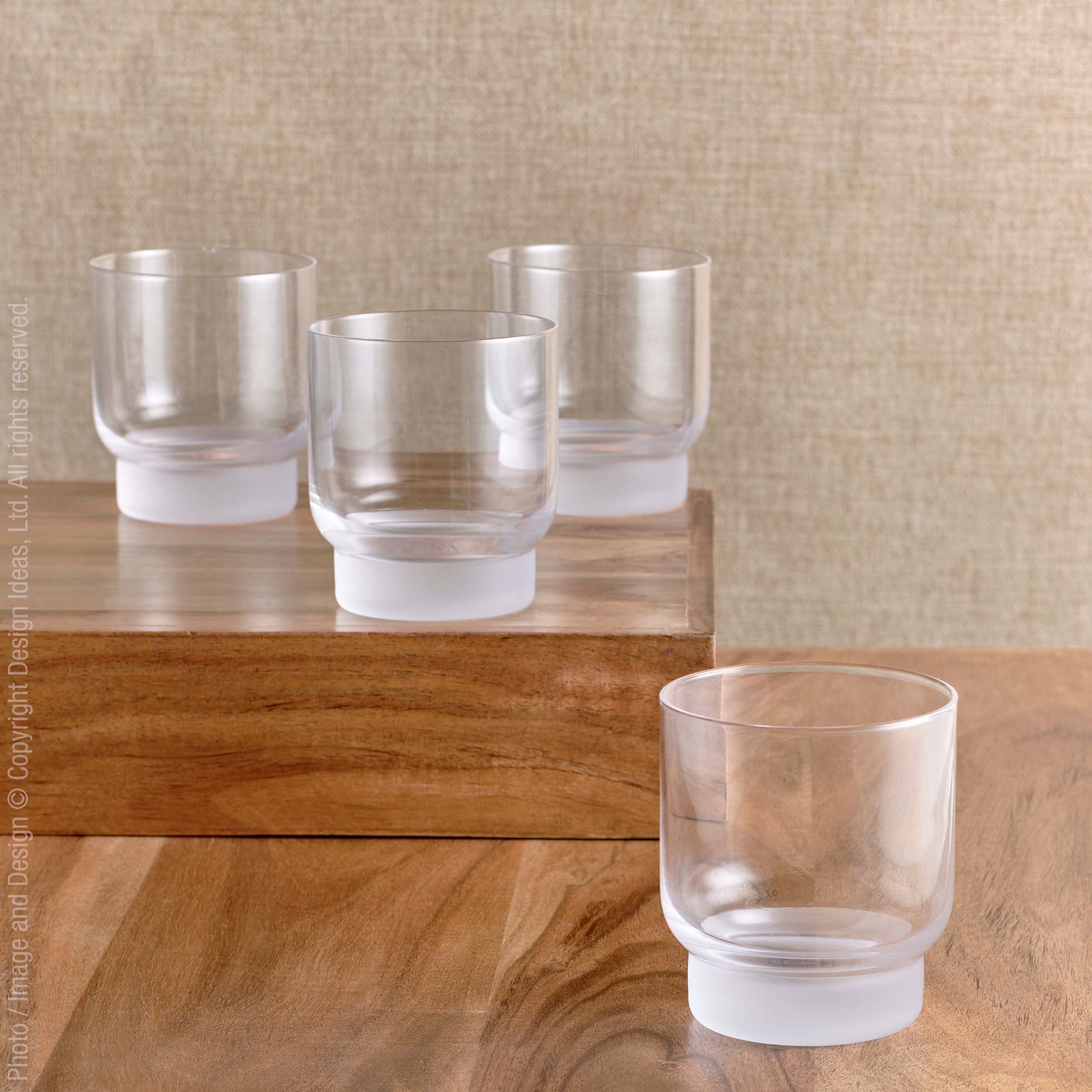 Bergen™ old fashion glasses - Clear | Image 1 | Premium Glass from the Bergen collection | made with Glass for long lasting use | texxture