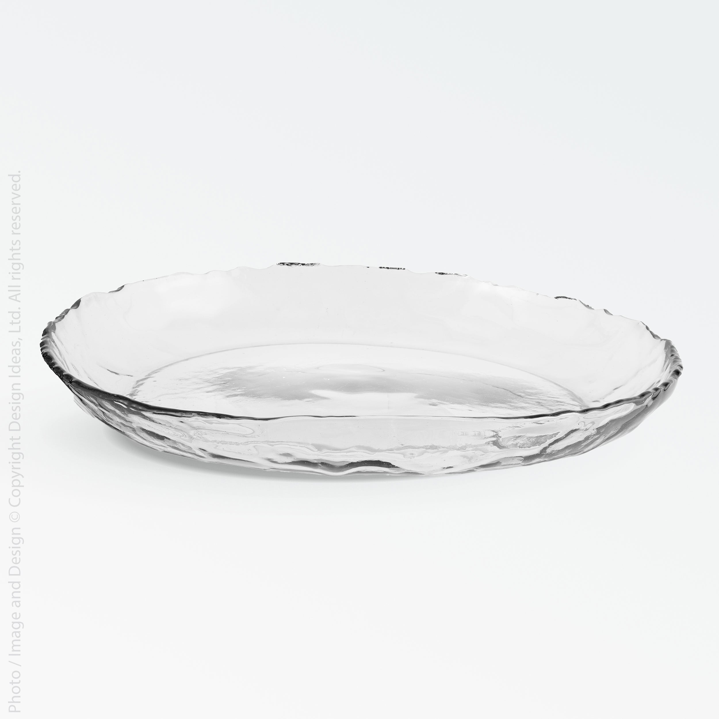 Wabisabi™ decorative bowl (16in) - Clear | Image 1 | Premium Bowl from the Wabisabi collection | made with Glass for long lasting use | texxture