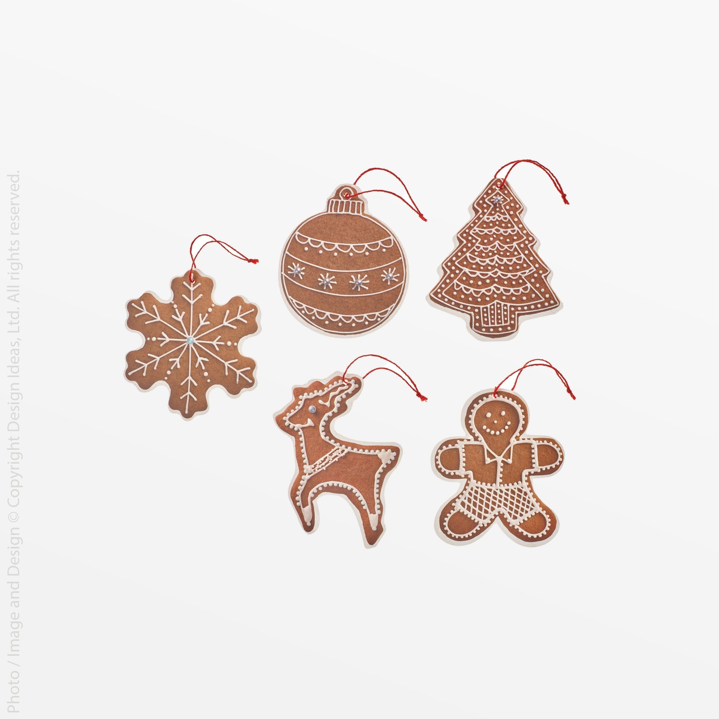 Gimbel Gingerbread Paperboard Ornament - white color | Image 1 | From the Gimbel Collection | Masterfully crafted with natural paperboard for long lasting use | Available in white color | texxture home