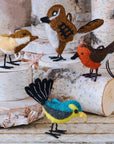 Lilliput™ Felt Ornaments, Winter Birds (Set of 4)