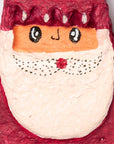 Sugarplum™ Cotton Mache Santa Ornament