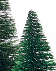 Yukon™ Bottle Brush Green Trees (Set of 8)