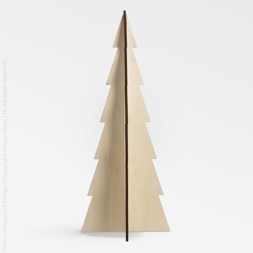 Tannenbaum Wood Trees (17 Inch) Natural Color | Image 5 | From the Tannenbaum Collection | Elegantly crafted with natural plywood for long lasting use | Available in white color | texxture home