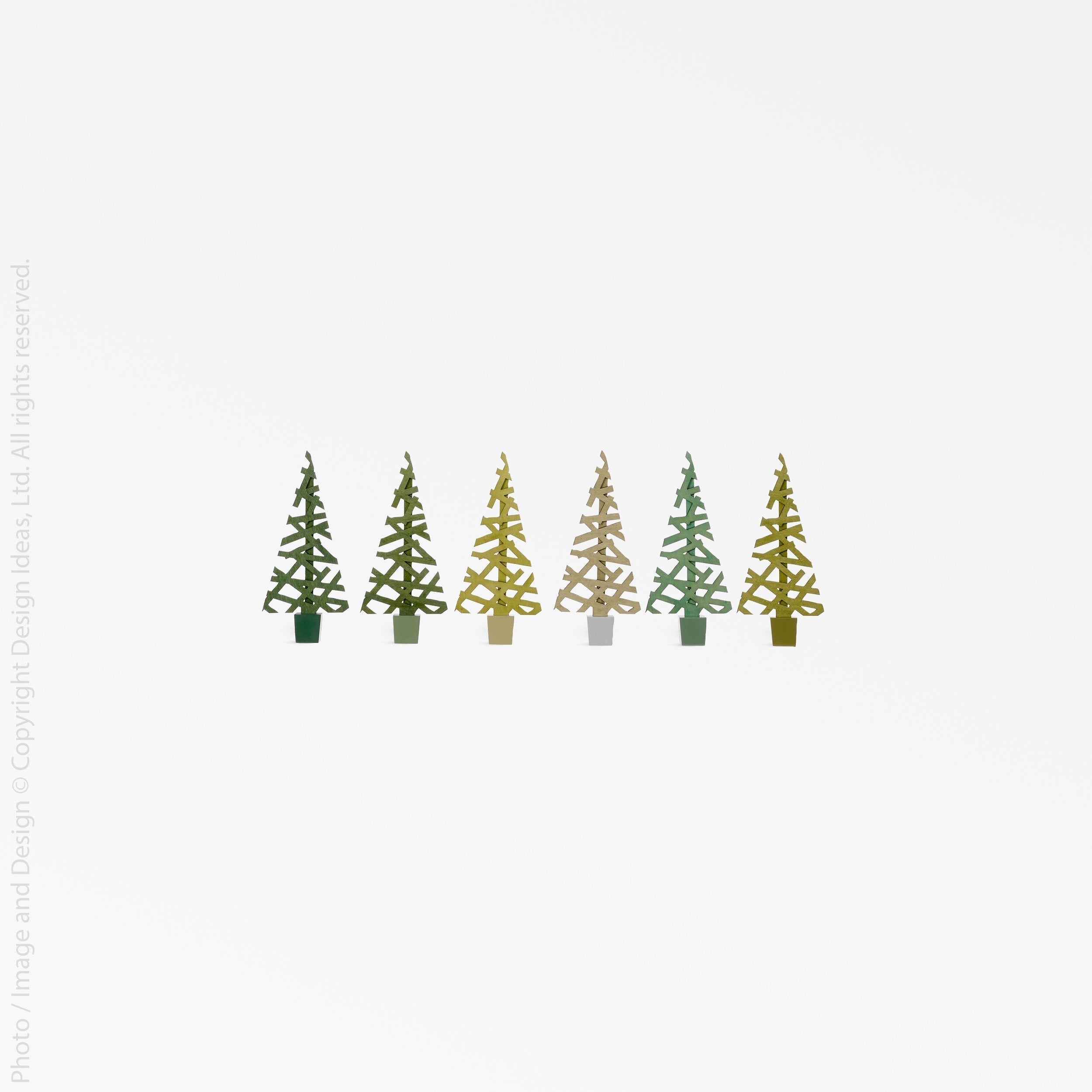 Aspen Wood Tree Set  (Mini) - white color | Image 1 | From the Aspen Collection | Skillfully crafted with natural plywood for long lasting use | Available in white color | texxture home