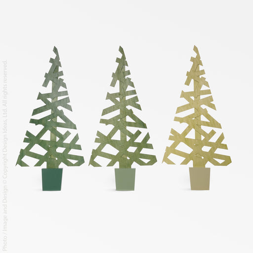 Aspen Wood Tree (Extra-Large) - Green Color | Image 1 | From the Aspen Collection | Skillfully made with natural plywood for long lasting use | texxture home