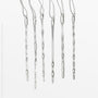 Chalet™ Mouth Blown Glass Icicle Ornaments (set of 6)