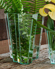 Malmo™ Waterjet Cut Glass Vase (Tall)