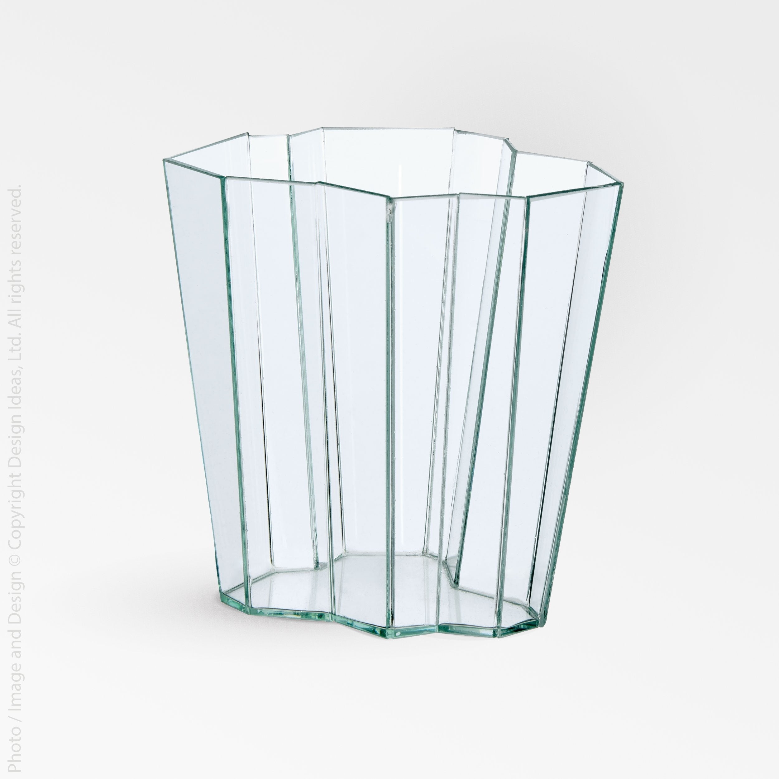 Malmo Glass Vase (Tall) - Natural Color | Image 1 | From the Malmo Collection | Elegantly assembled with natural glass for long lasting use | Available in white color | texxture home