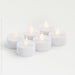 Flameless Tealights - Natural Color | Image 1 | From the Plastic Collection | Elegantly handmade with natural  for long lasting use | Available in white color | texxture home