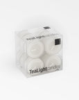 Tealight Candles (Set of 12) - Natural Color | Image 1 | From the TeaLights Collection | Masterfully crafted with natural wax for long lasting use | Available in white color | texxture home