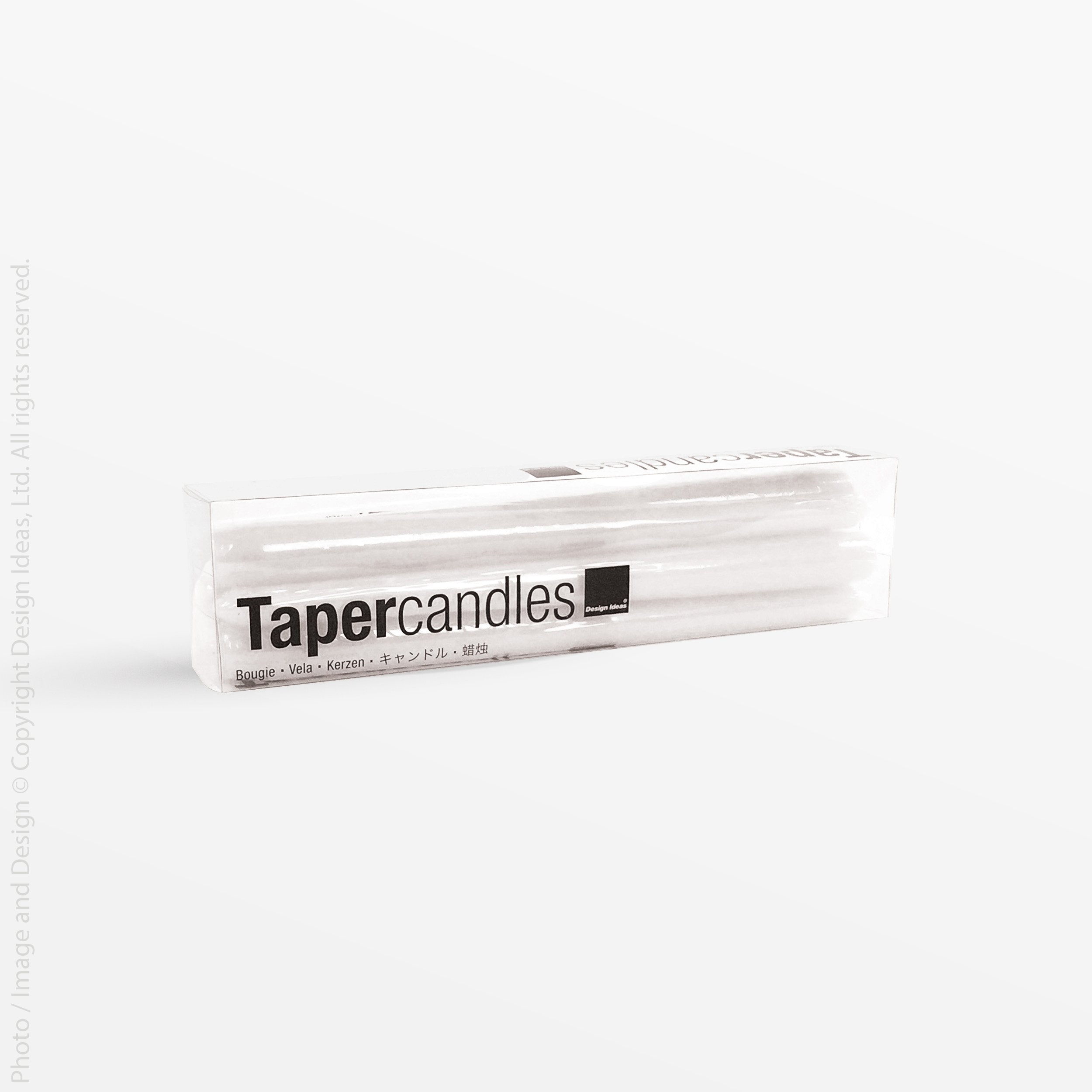 Tapers White Wax Candle - Green Color | Image 1 | From the Taper Collection | Skillfully created with natural wax for long lasting use | Available in white color | texxture home