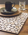 Branch Wood Placemat Natural Color | Image 2 | From the Branch Collection | Masterfully constructed with natural wood for long lasting use | This placemat is sustainably sourced | Available in natural color | texxture home