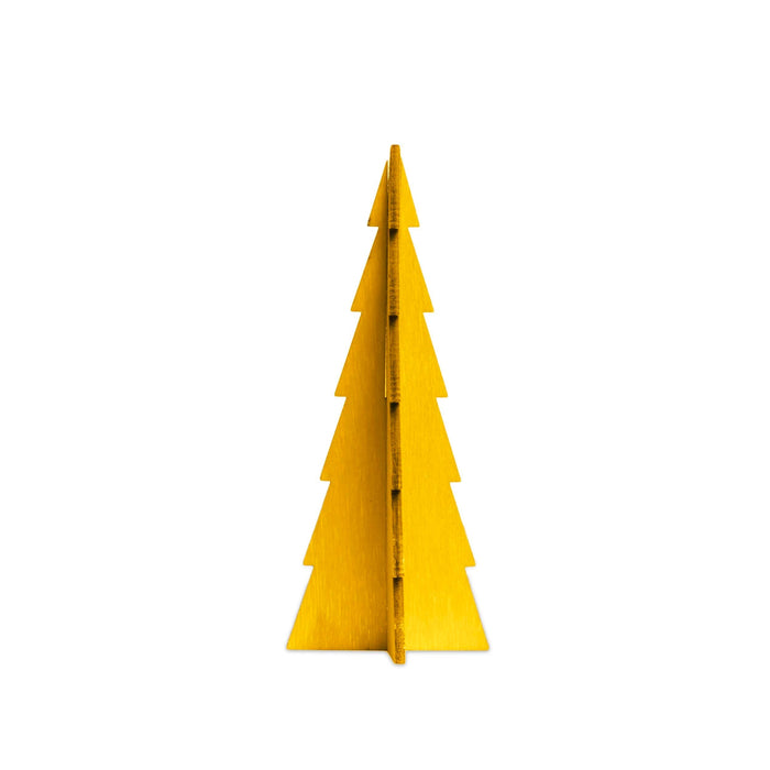 Tannenbaum White Wood Tree Set (6 Inch) — Bundle - Green Color | Image 3 | From the Tannenbaum Collection | Elegantly assembled with natural plywood for long lasting use | Available in white color | texxture home