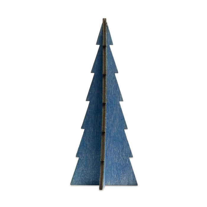 Tannenbaum Wood Tree Set (8 Inch) — Bundle - Green Color | Image 9 | From the Tannenbaum Collection | Skillfully assembled with natural plywood for long lasting use | texxture home