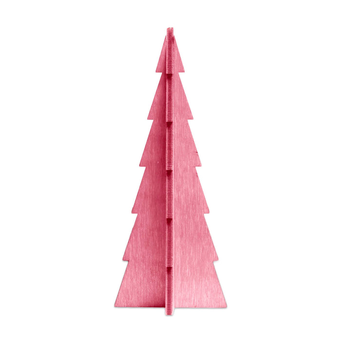 Tannenbaum Wood Tree Set (8 Inch) — Bundle - Green Color | Image 5 | From the Tannenbaum Collection | Skillfully assembled with natural plywood for long lasting use | texxture home